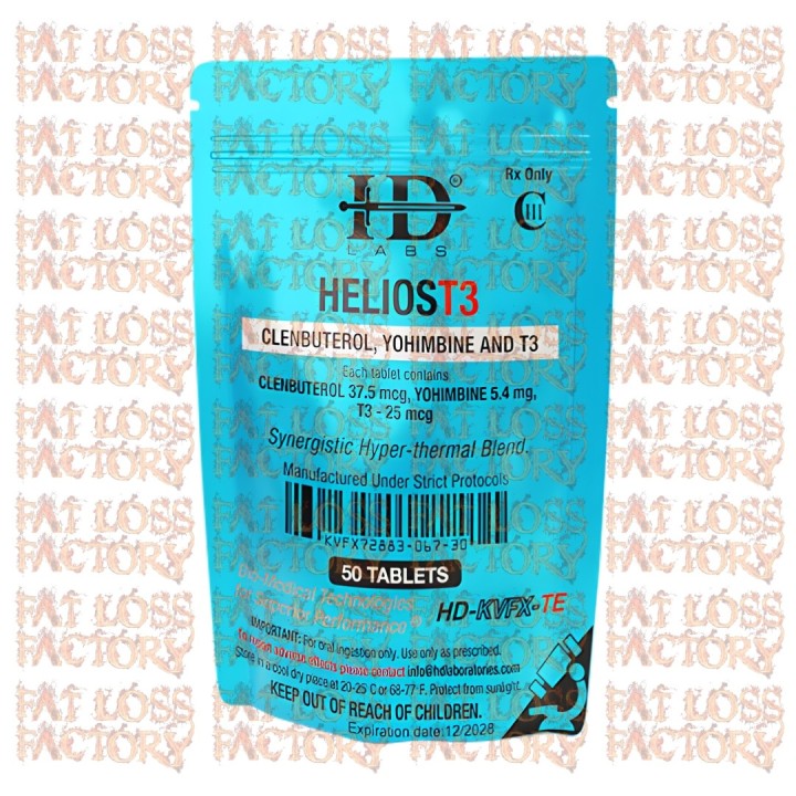 HD Labs - Helios T3 25mcg - 50 Tabs