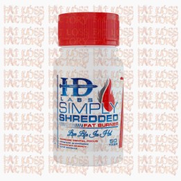 HD Labs - Simply Shredded Fat Burner - 50 Tabs