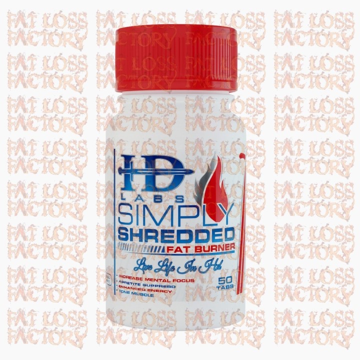HD Labs - Simply Shredded Fat Burner - 50 Tabs