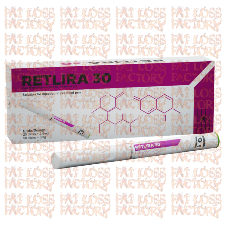 Lira Pharma RetLira Retatrutide 30mg Pre-Filled Pen | Fat Loss Factory