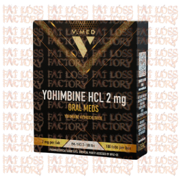 V.Med Yohimbine HCL 2mg 100 Tabs | Fat Loss Factory