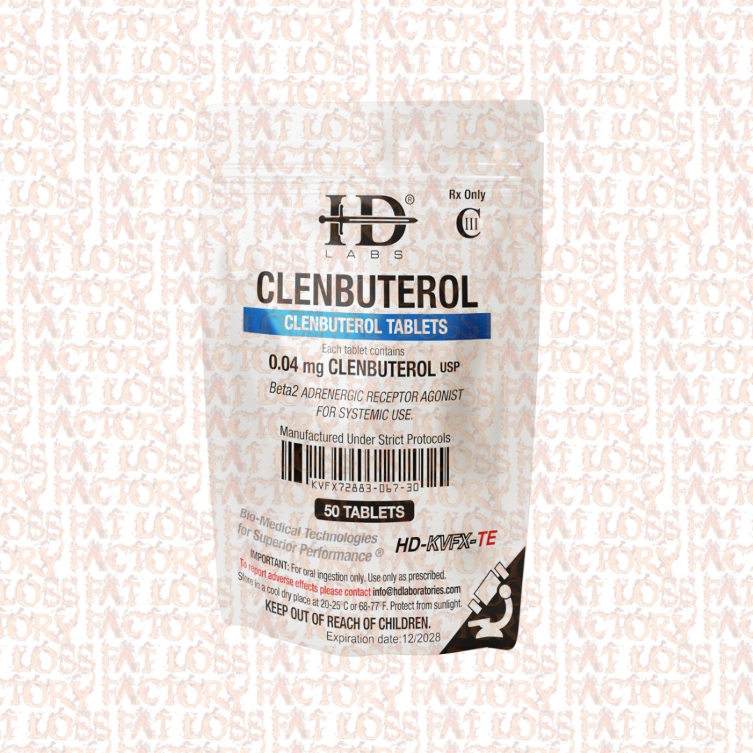 HD Labs - Clenbuterol 0.04 mg Oral Tabs