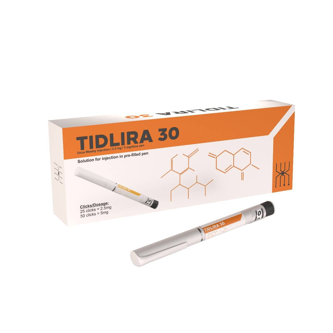 Lira Pharma - TidLira 30mg - Tirzepatride - Pre-Filled Pen